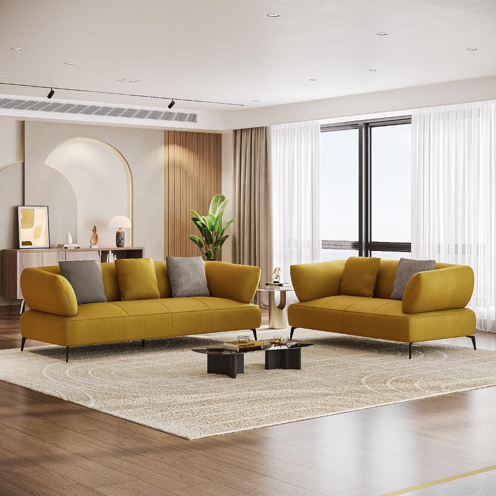 Wakefit Nauru Sofa Set (3+2) Seater