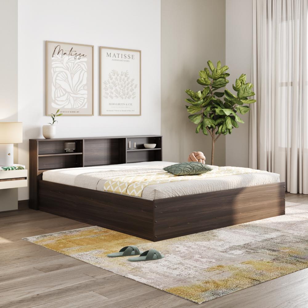 Wakefit Petra Headboard Storage - King size - Wyoming Maple