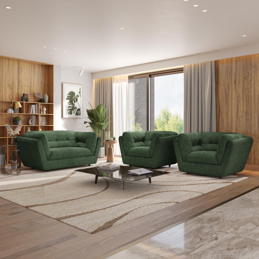 Wakefit Osuna Sofa Set (2+1+1) Seater