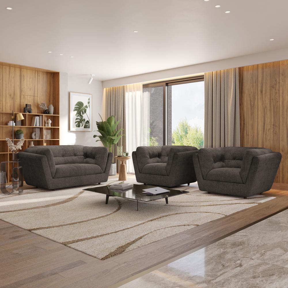Wakefit Osuna Sofa Set (2+1+1) Seater