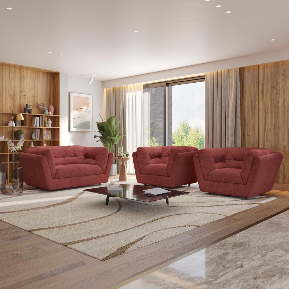 Wakefit Osuna Sofa Set (2+1+1) Seater