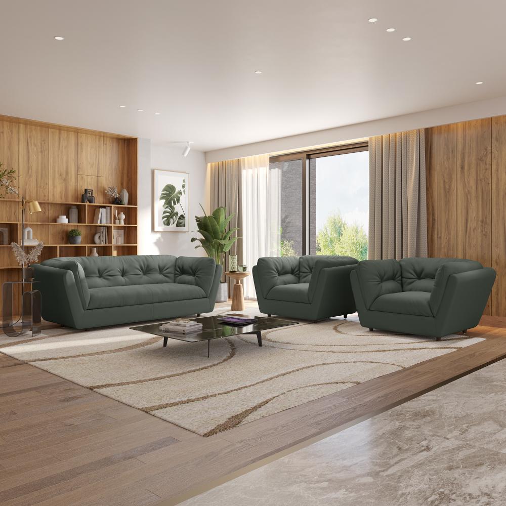 Wakefit Osuna Sofa Set (3+1+1) Seater