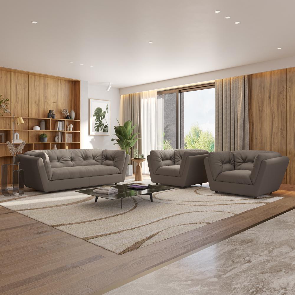 Wakefit Osuna Sofa Set (3+1+1) Seater