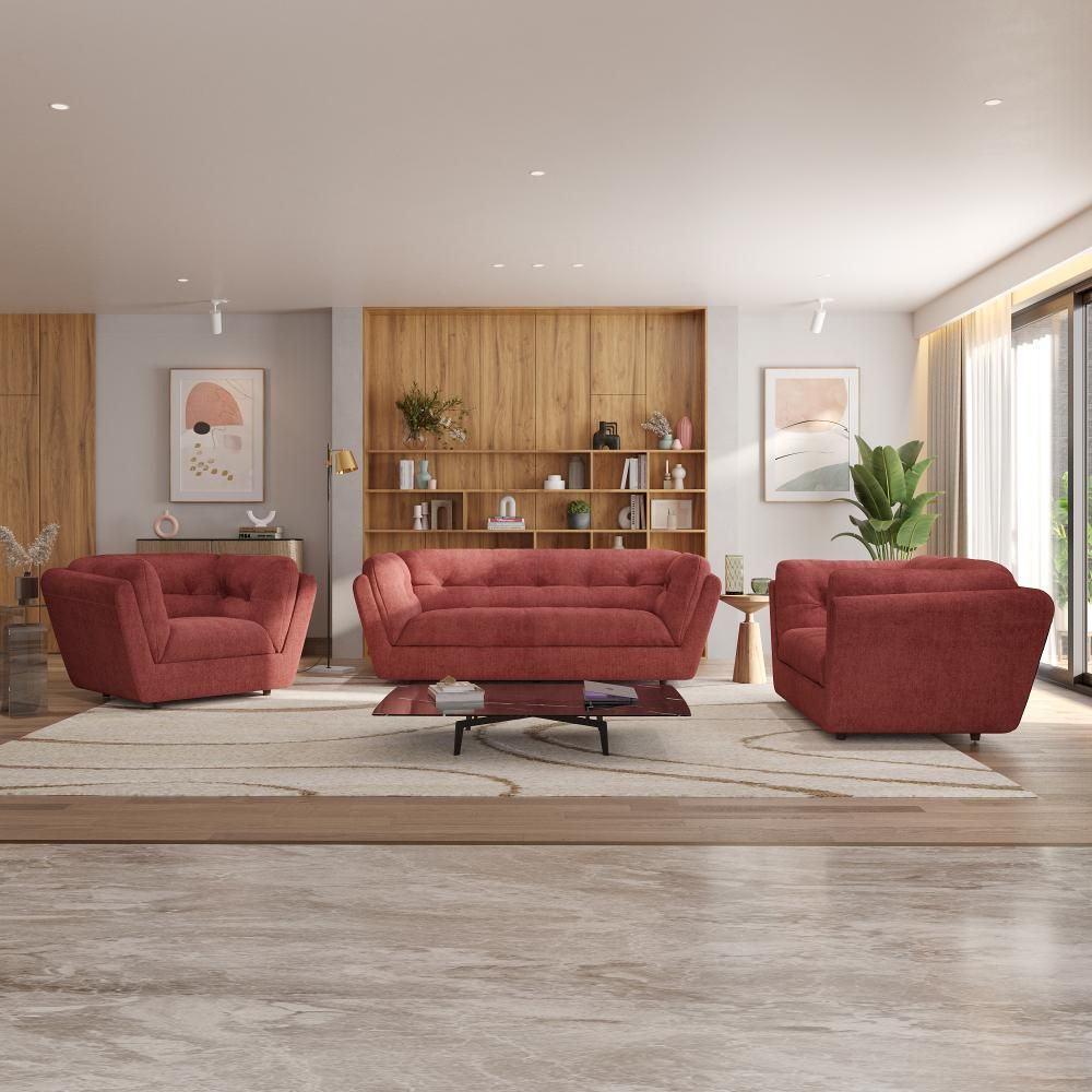 Wakefit Osuna Sofa Set (3+2+1) Seater