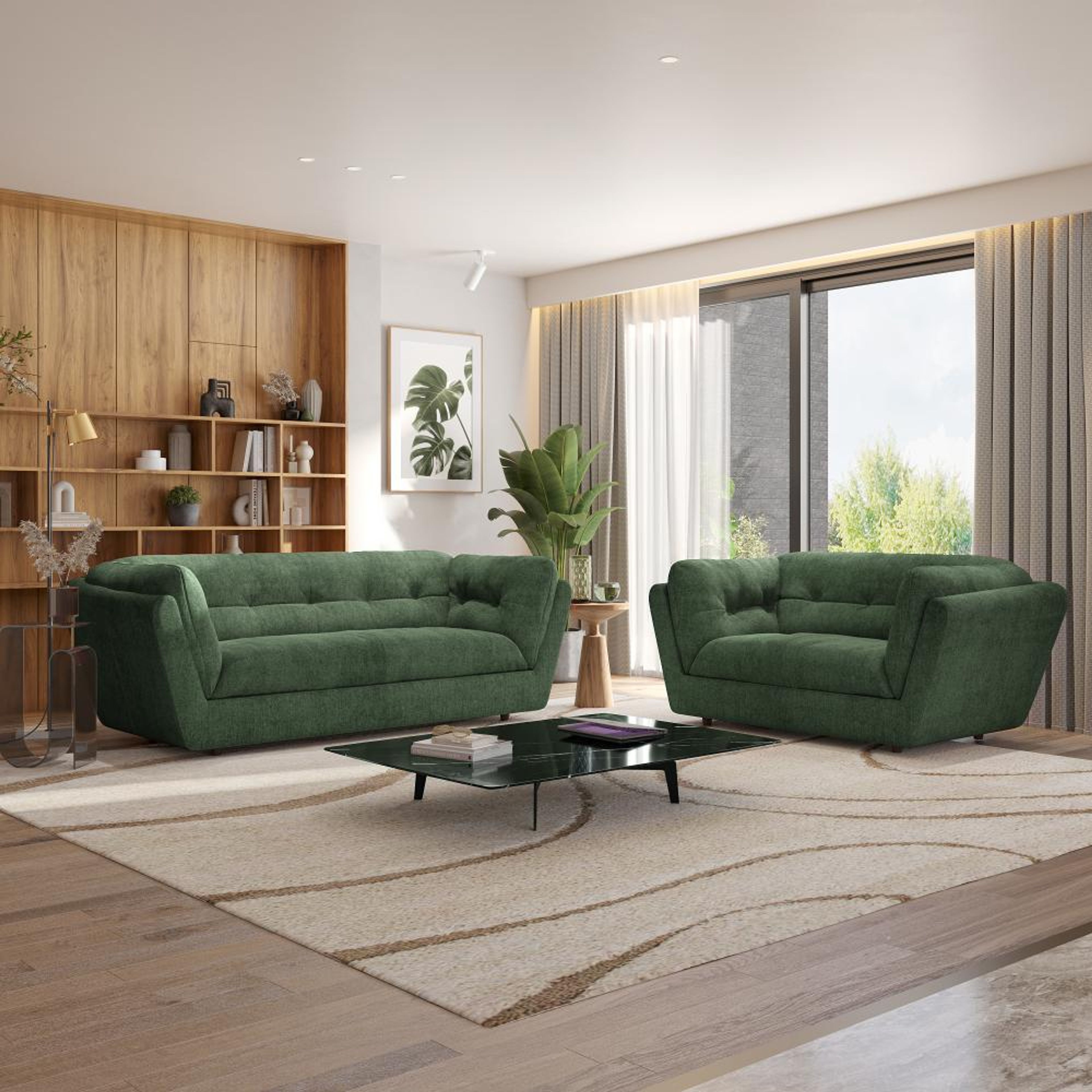 Wakefit Osuna Sofa Set (3+2) Seater