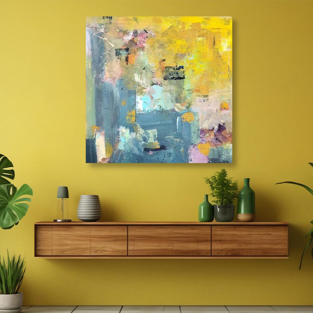 Canvas Wall Painting | 24x24 Inch | Set of 1 | For Living Room, Bedroom & Office Decor | Gifting Option | Harmonious Strokes