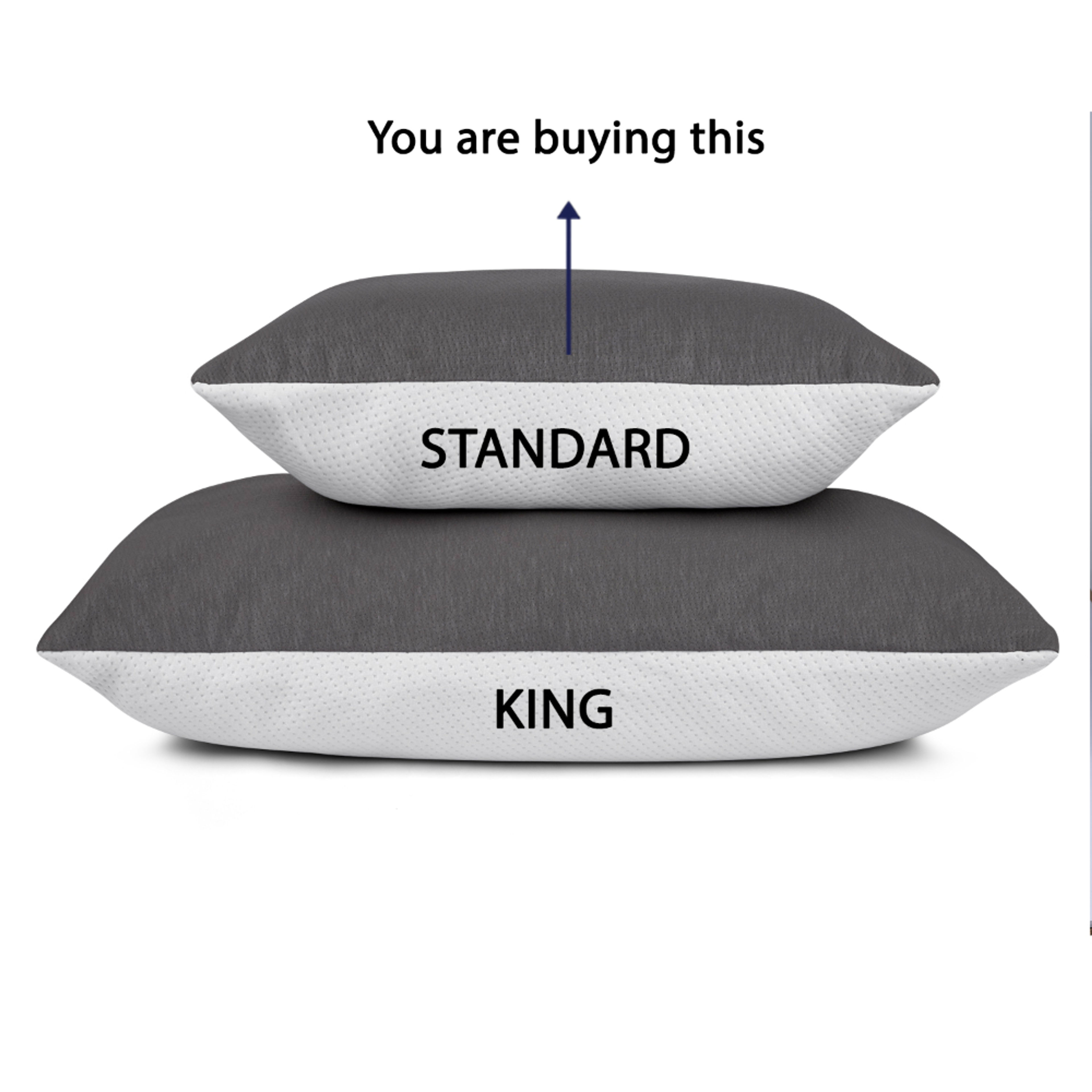 King Size Pillow Standard Size Cm Regular Pillow Case Size