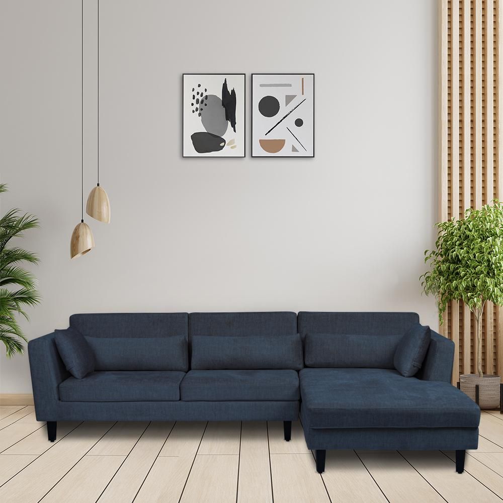 Wakefit Snoozepro Plus L Shape Sofa Set (3 Seater + Right Aligned Chaise)
