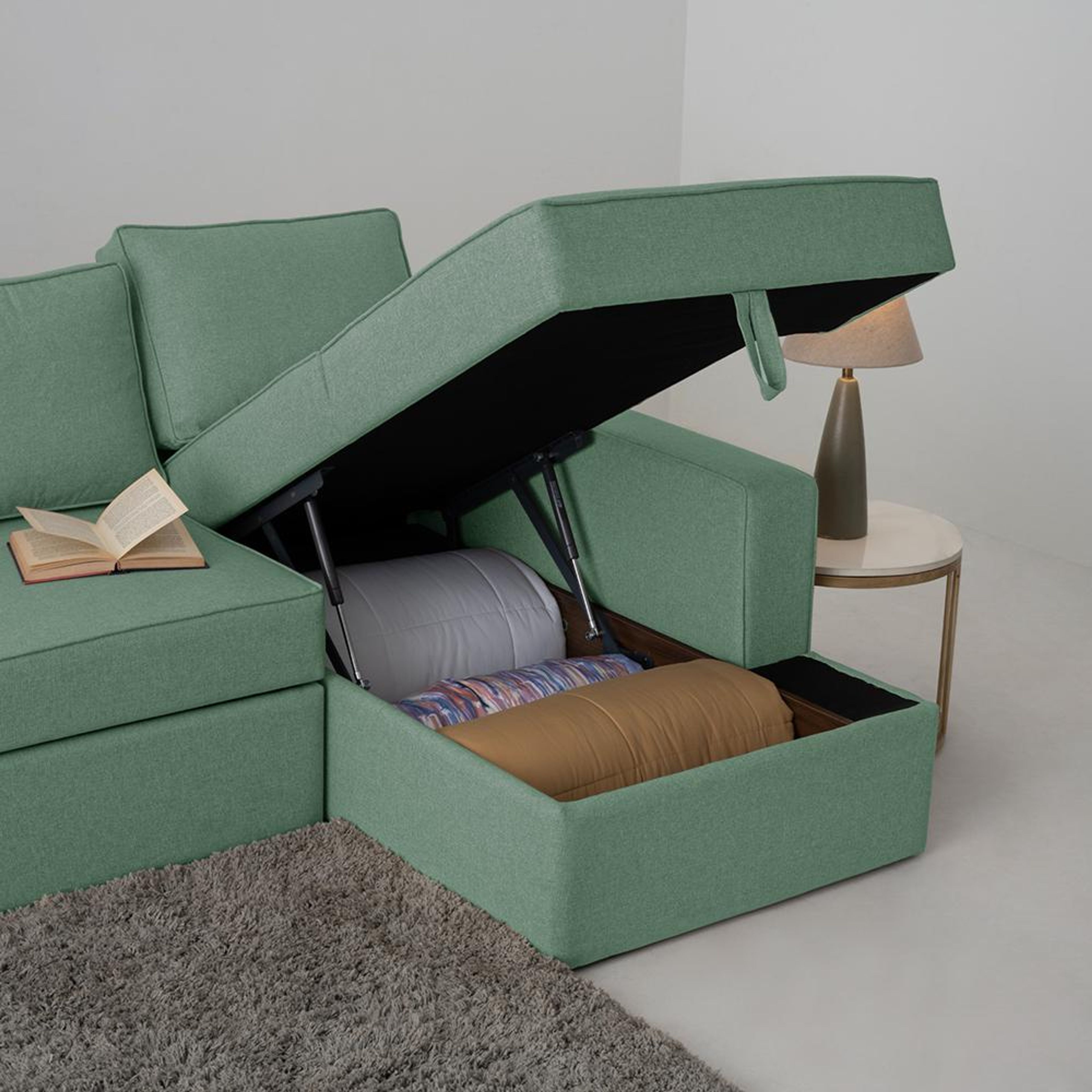 Buy Napper Sectional Sofa With Storage Online At Best Price In