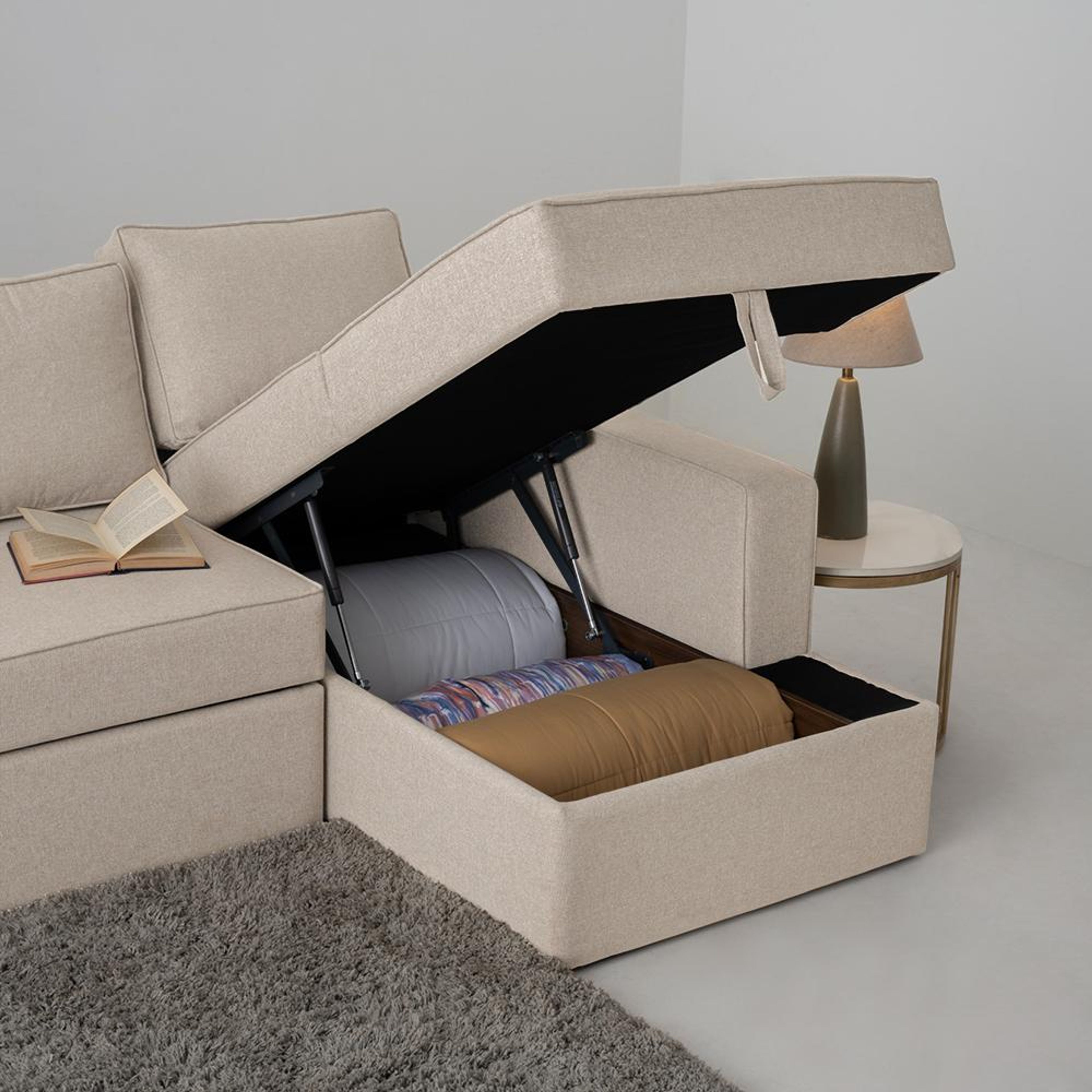 Buy Napper Sectional Sofa With Storage Online At Best Price In