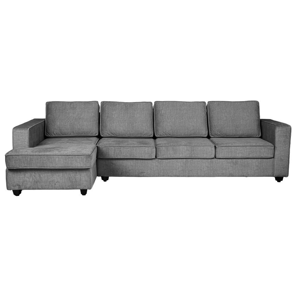 Wakefit Napper Plus L Shape Sofa Set (3 Seater + Left Aligned Chaise)