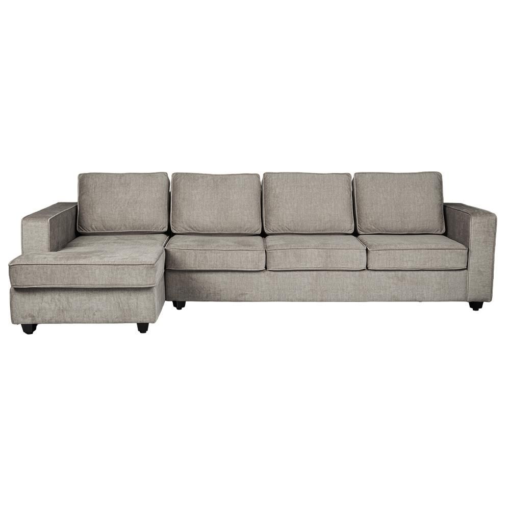 Wakefit Napper Plus L Shape Sofa Set (3 Seater + Left Aligned Chaise)