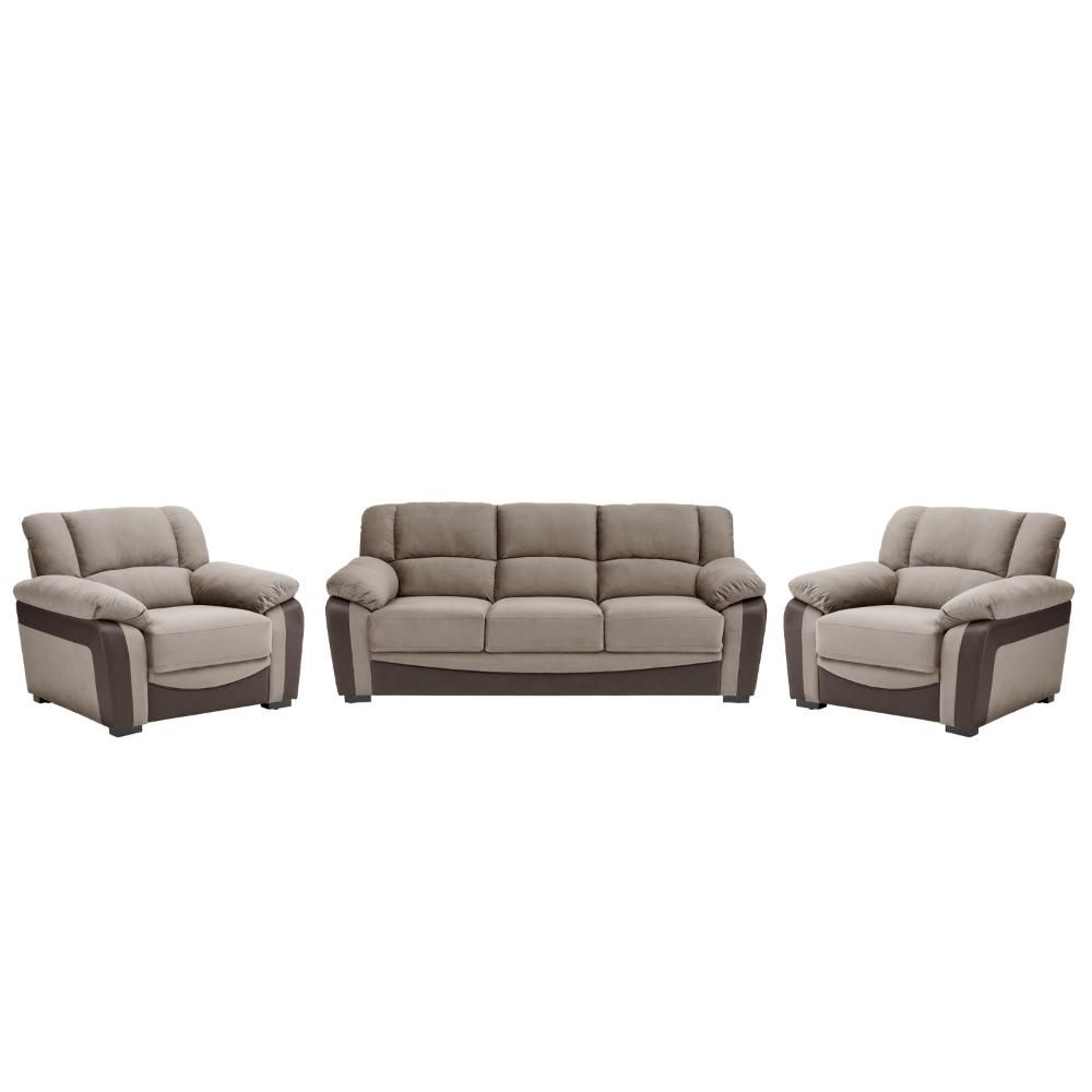 Wakefit Lumara Sofa Set - (3+1+1) Seater