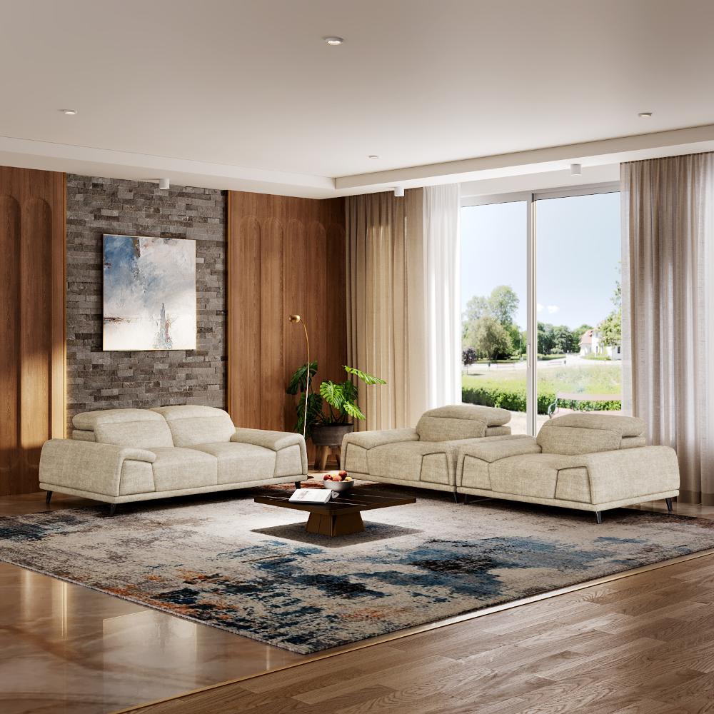 Wakefit Suva Sofa Set (2+1+1) Seater