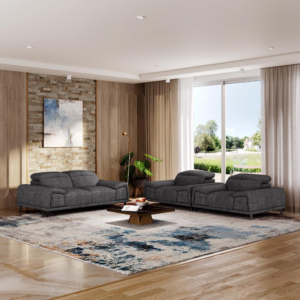 Wakefit Suva Sofa Set (2+1+1) Seater