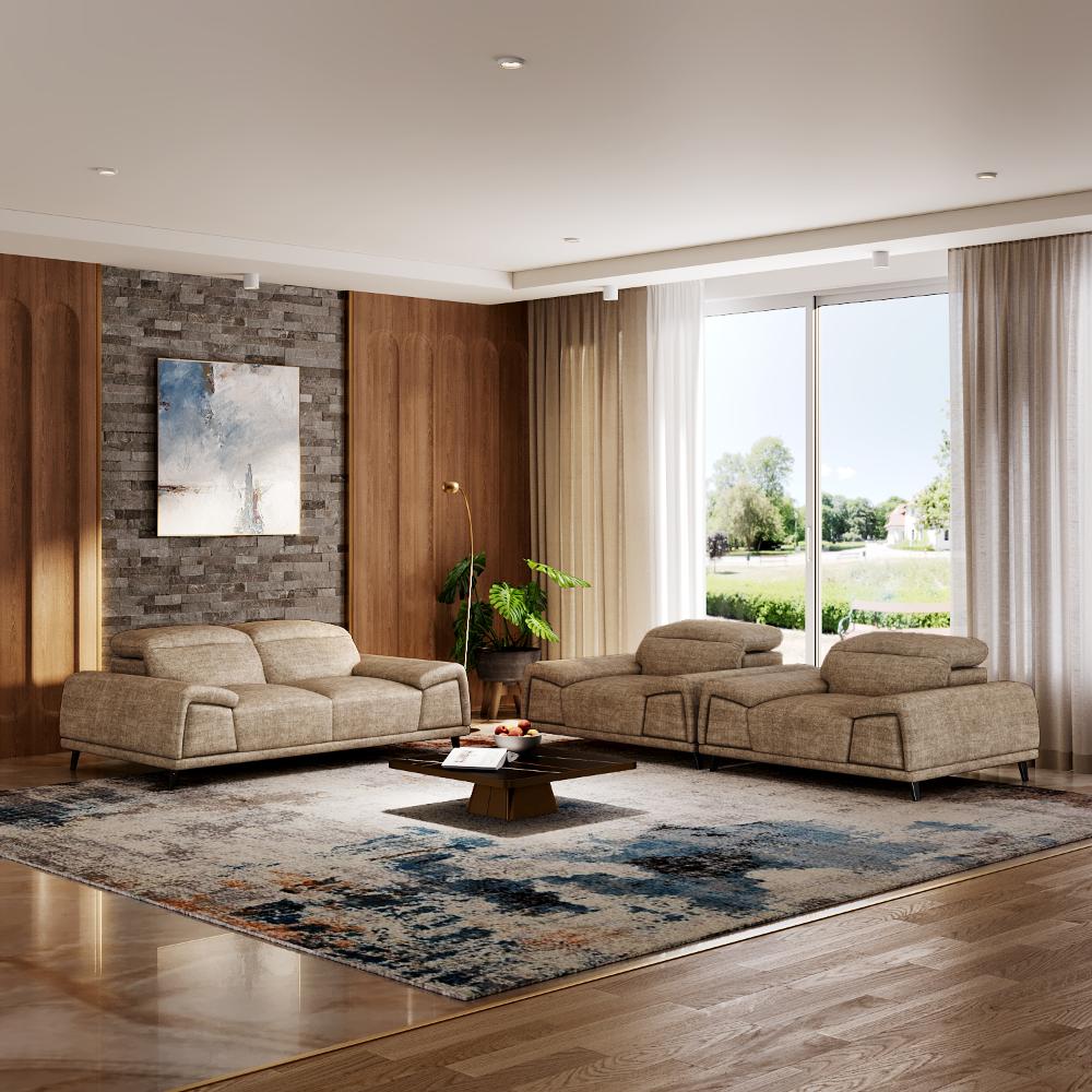 Wakefit Suva Sofa Set (2+1+1) Seater