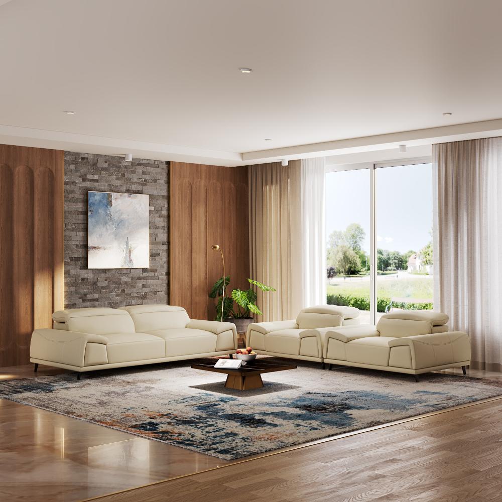 Wakefit Suva Sofa Set (3+1+1) Seater