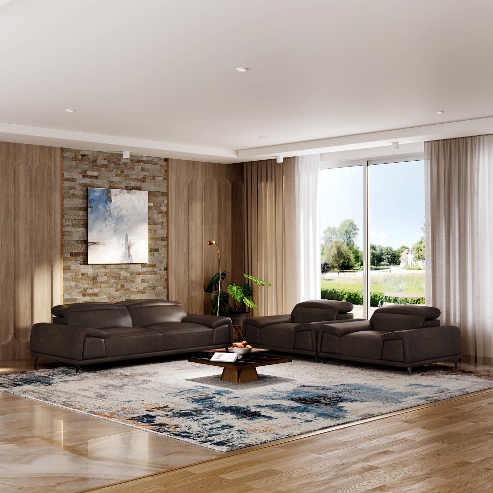 Wakefit Suva Sofa Set (3+1+1) Seater