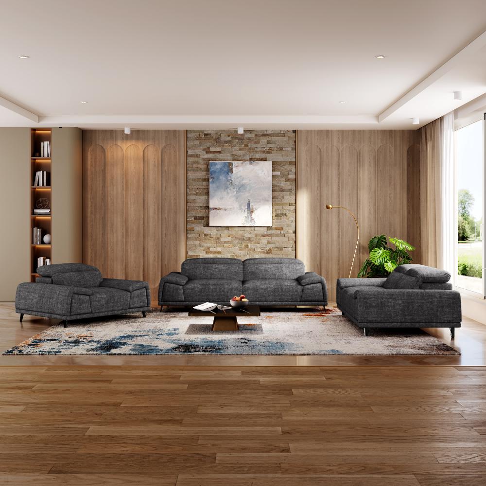 Wakefit Suva Sofa Set (3+2+1) Seater