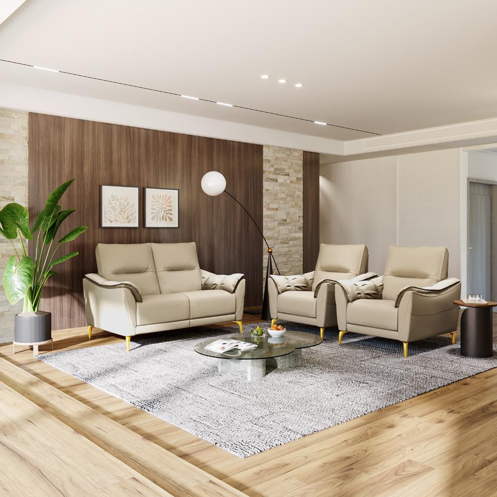 Wakefit Tuvalu without Motion Sofa Set (2+1+1) Seater