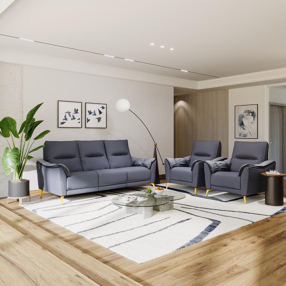 Wakefit Tuvalu without Motion Sofa Set (3+1+1) Seater