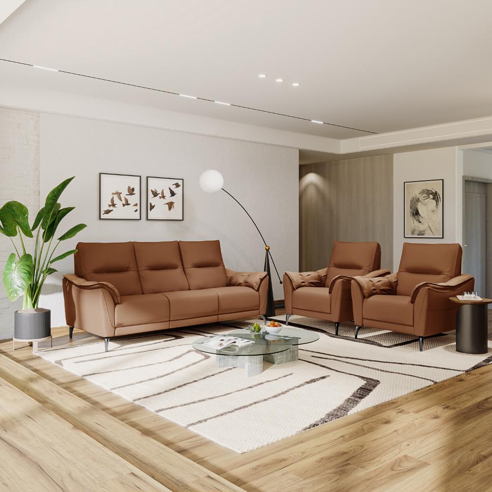 Wakefit Tuvalu without Motion Sofa Set (3+1+1) Seater