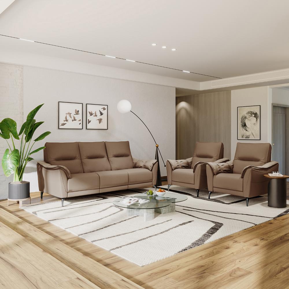 Wakefit Tuvalu without Motion Sofa Set (3+1+1) Seater