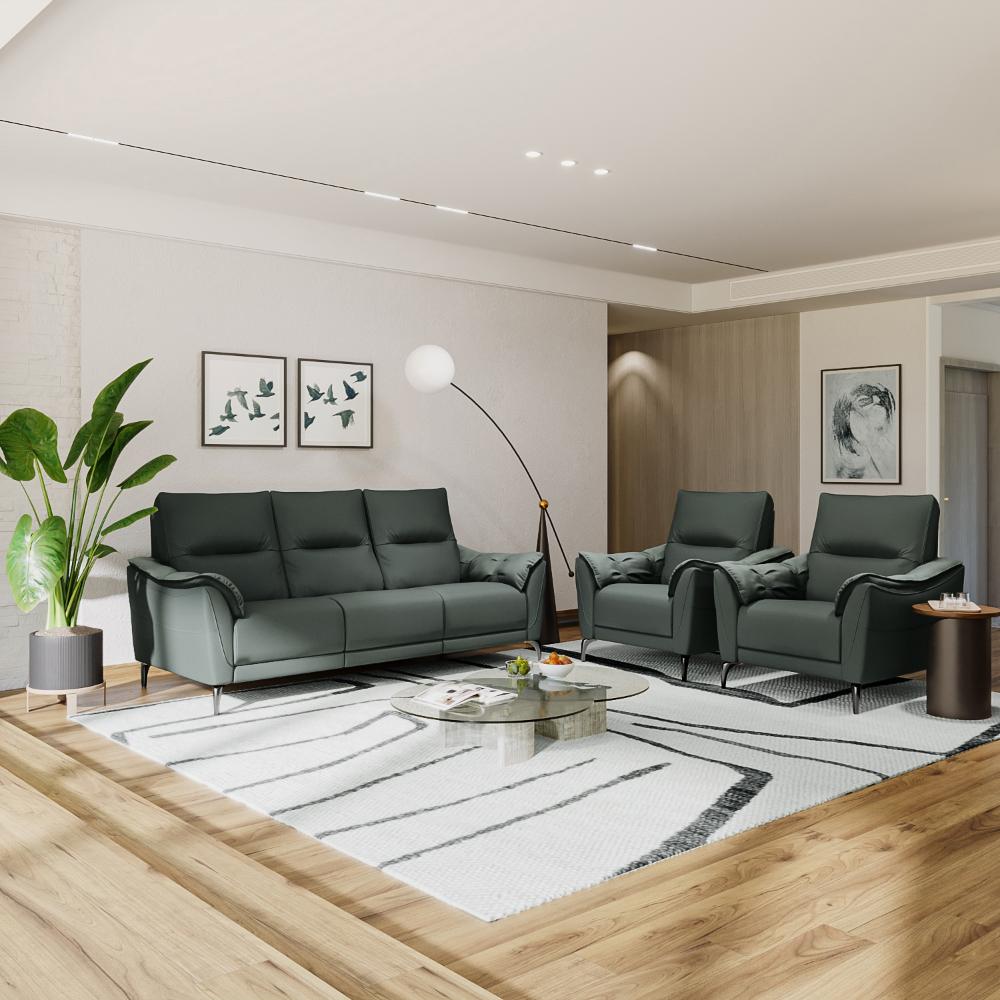 Wakefit Tuvalu without Motion Sofa Set (3+1+1) Seater