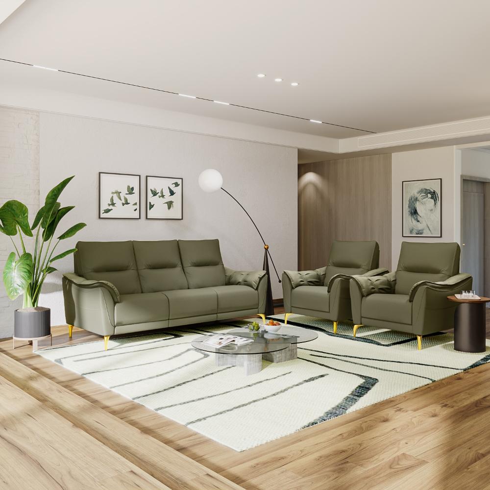 Wakefit Tuvalu without Motion Sofa Set (3+1+1) Seater