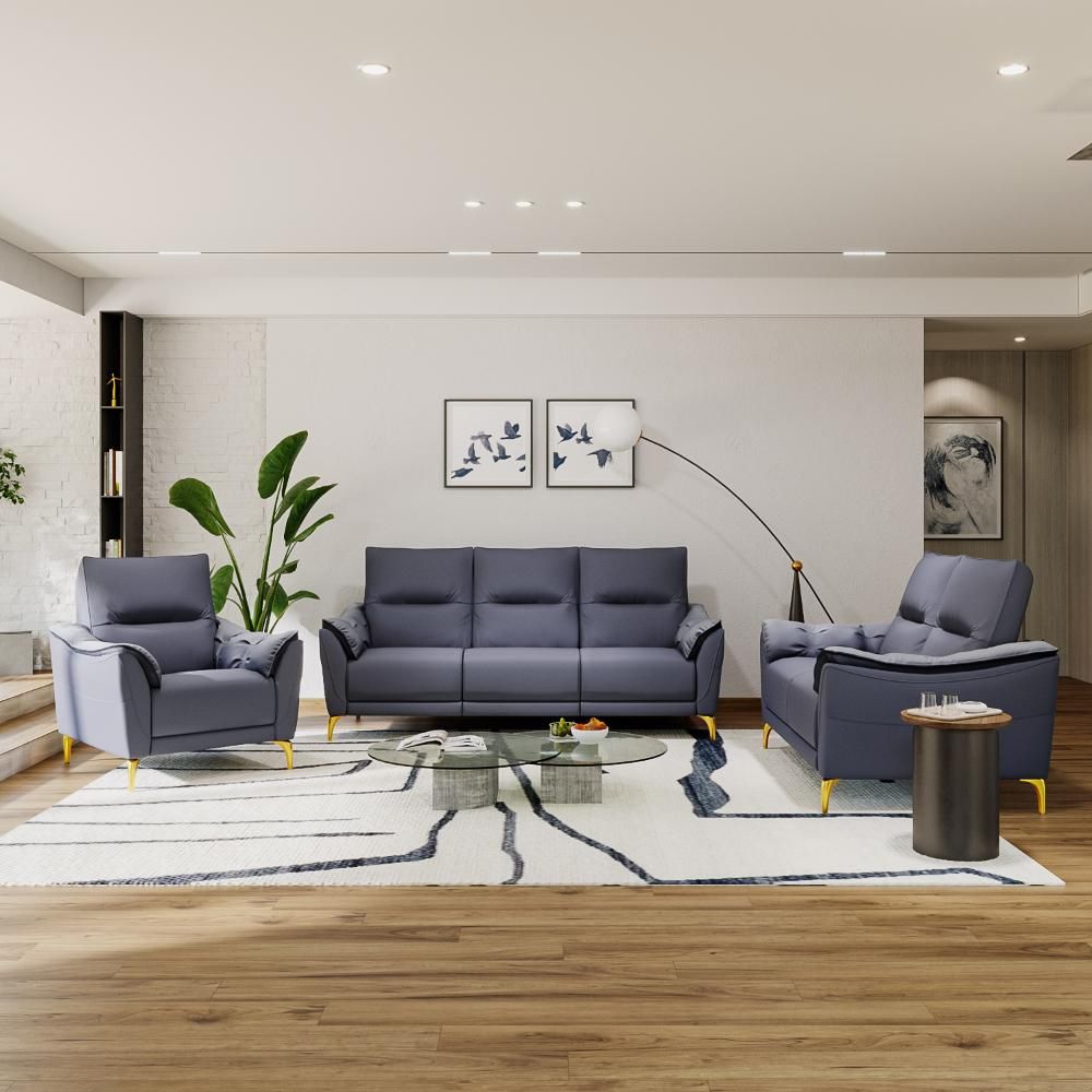 Wakefit Tuvalu without Motion Sofa Set (3+2+1)Seater