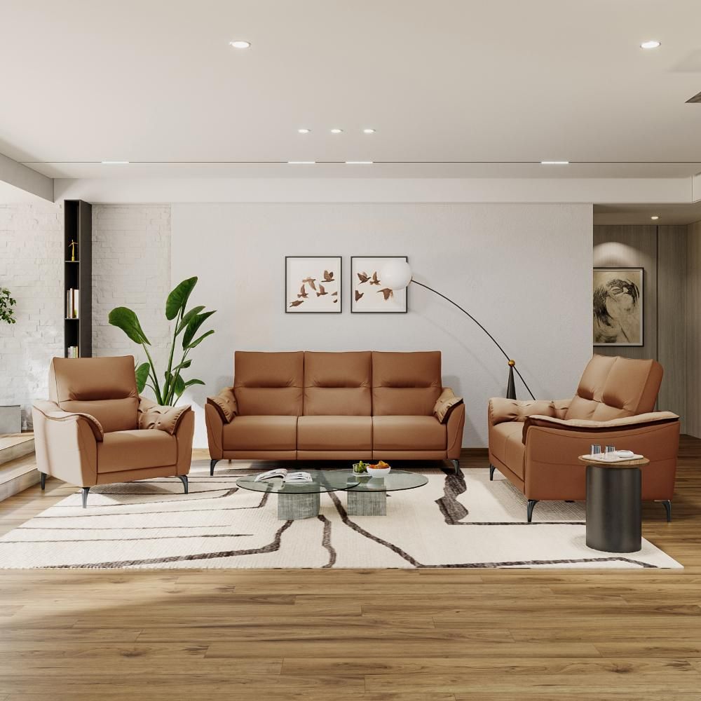 Wakefit Tuvalu without Motion Sofa Set (3+2+1)Seater