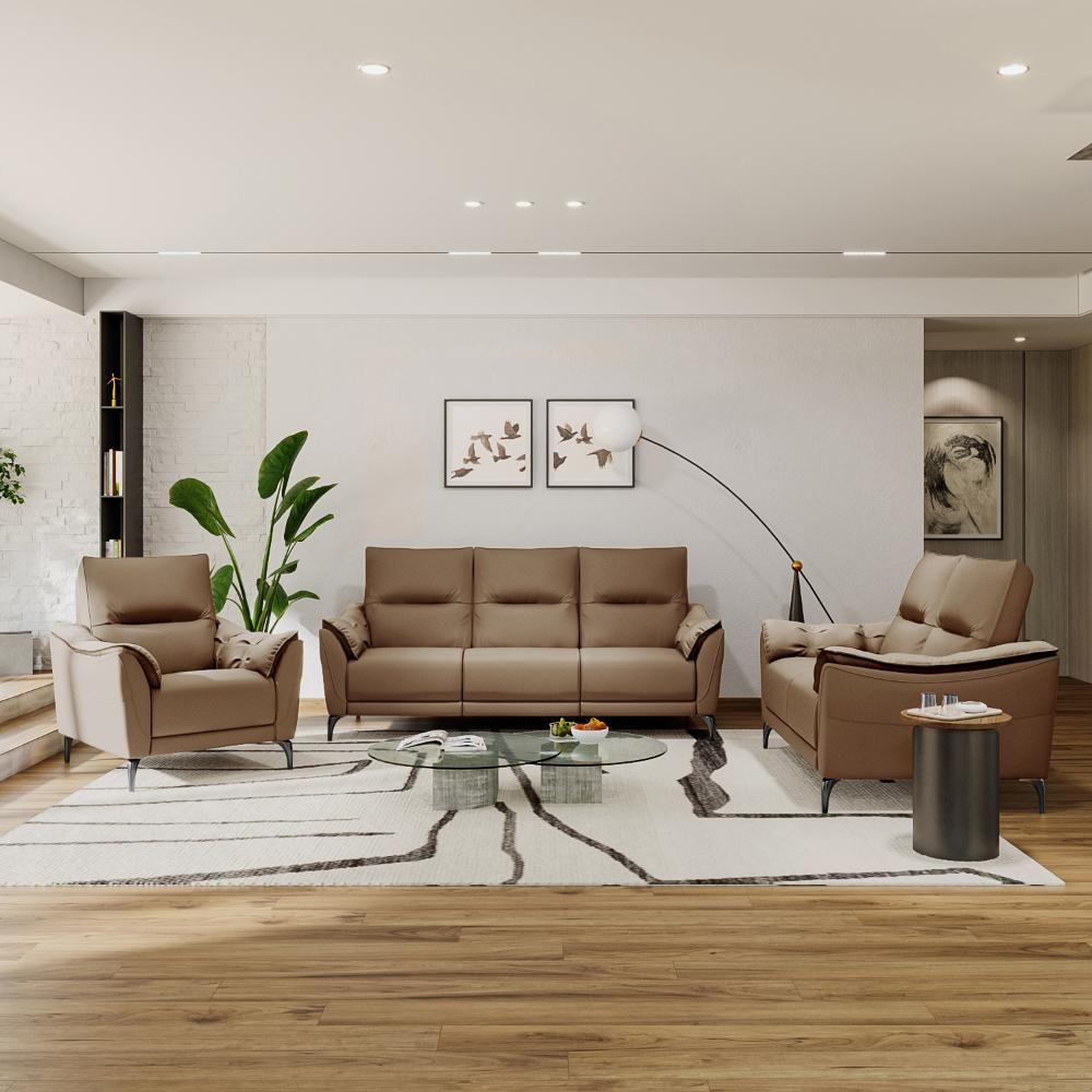 Wakefit Tuvalu without Motion Sofa Set (3+2+1)Seater