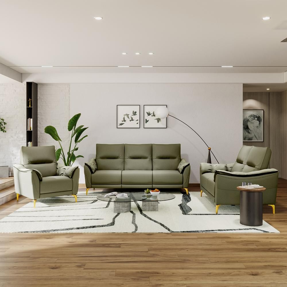 Wakefit Tuvalu without Motion Sofa Set (3+2+1)Seater