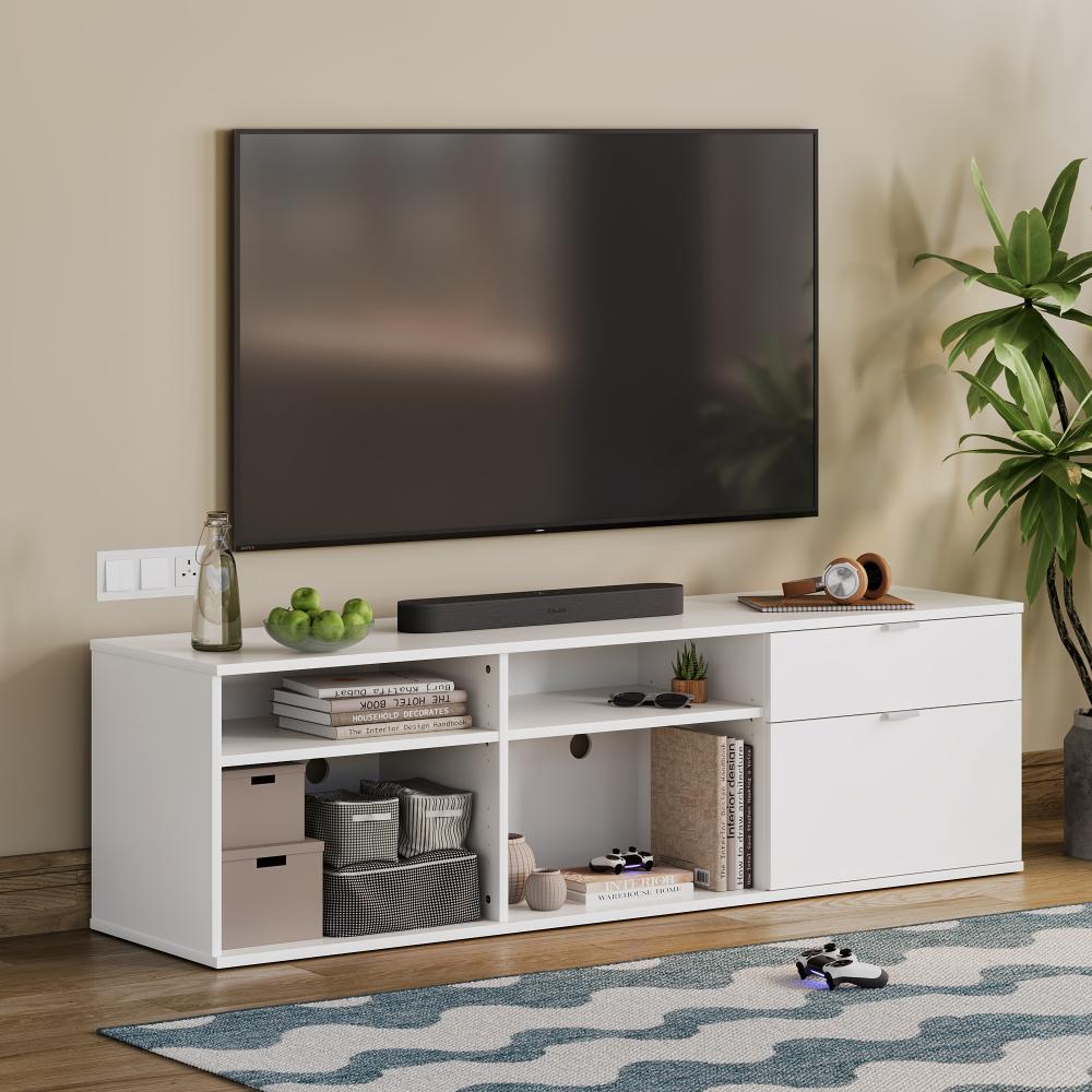 Wakefit Ephemera TV Unit (Frosty White)