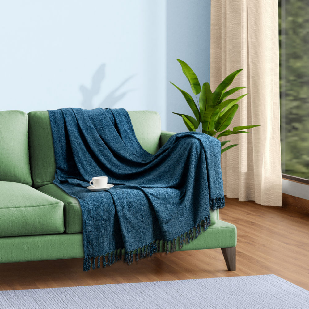 Buy Azura Chenille Sofa Throw Online At Best Price In India Wakefit