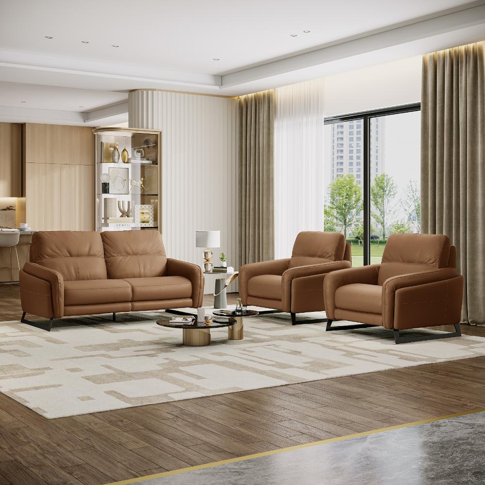 Wakefit Todi Sofa Without Motion Set (2+1+1) Seater