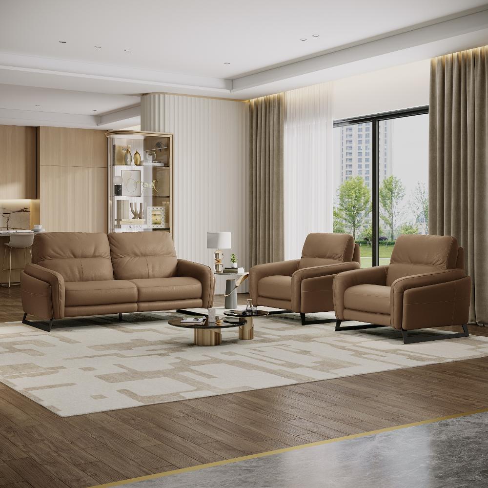 Wakefit Todi Sofa Without Motion Set (3+1+1) Seater
