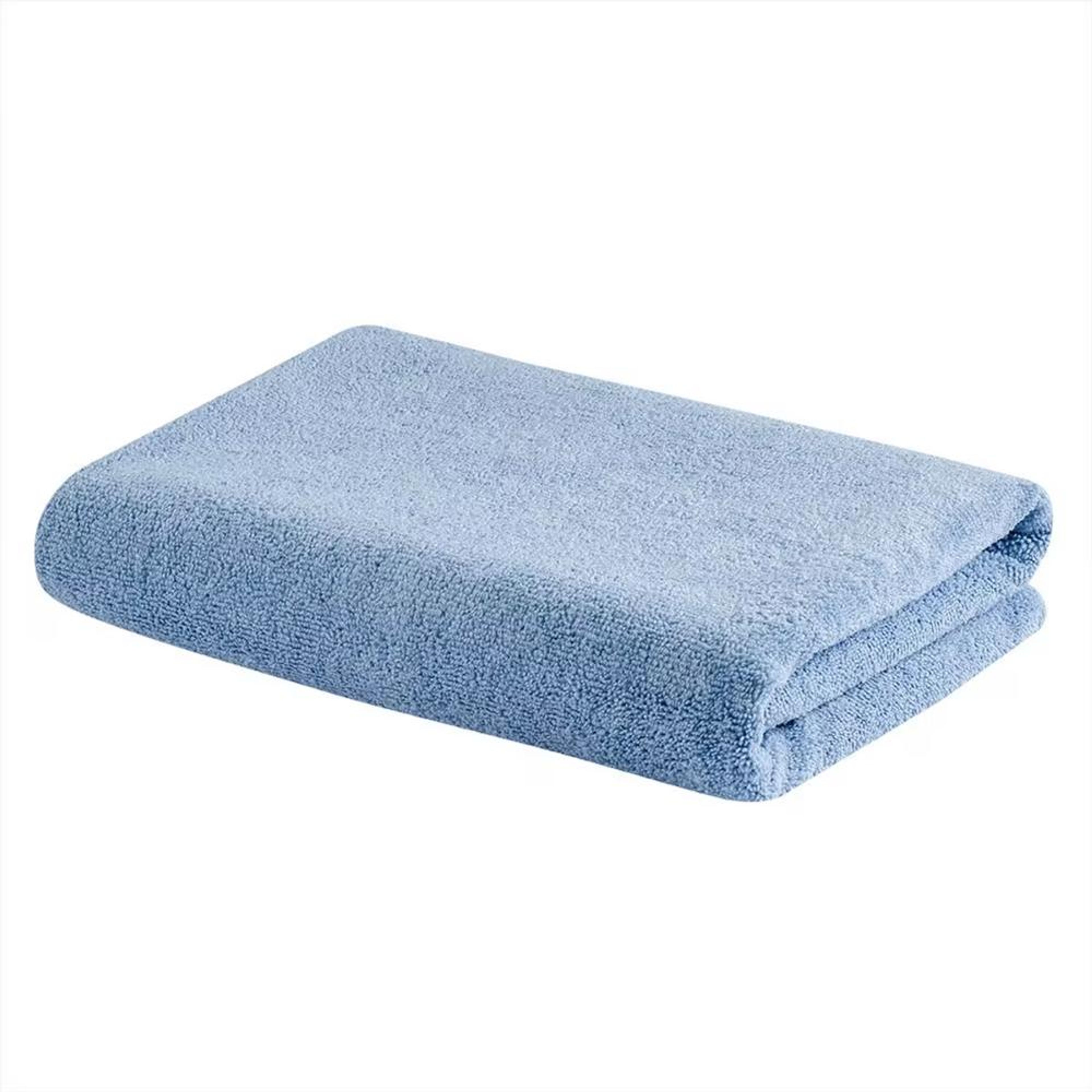 Buy Delicate Blue Microfibre Towel Online At Best Price In India
