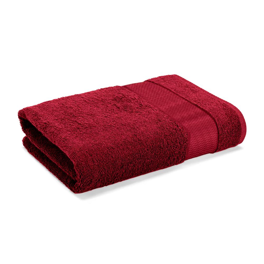 Large Bath Towel | 100% Terry Cotton | Set of 1 | 500 GSM | Premium, Super-Soft, Absorbent & Odor Resistant | 55 x 27.5 Inches