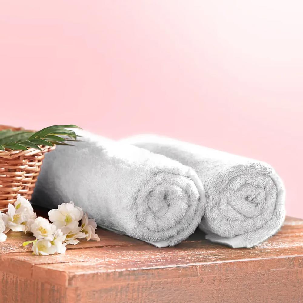 Large Bath Towel | 100% Terry Cotton | Set of 2 | 500 GSM | Premium, Super-Soft, Absorbent & Odor Resistant | 55 x 27.5 Inches