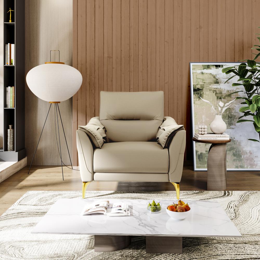 Wakefit Tuvalu Large Sofa Without Motion - Single Seater