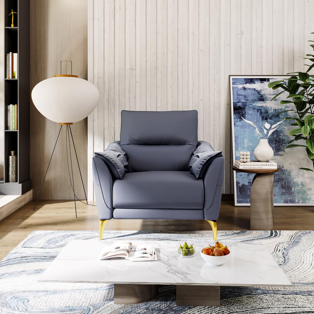 Wakefit Tuvalu Large Sofa Without Motion - Single Seater