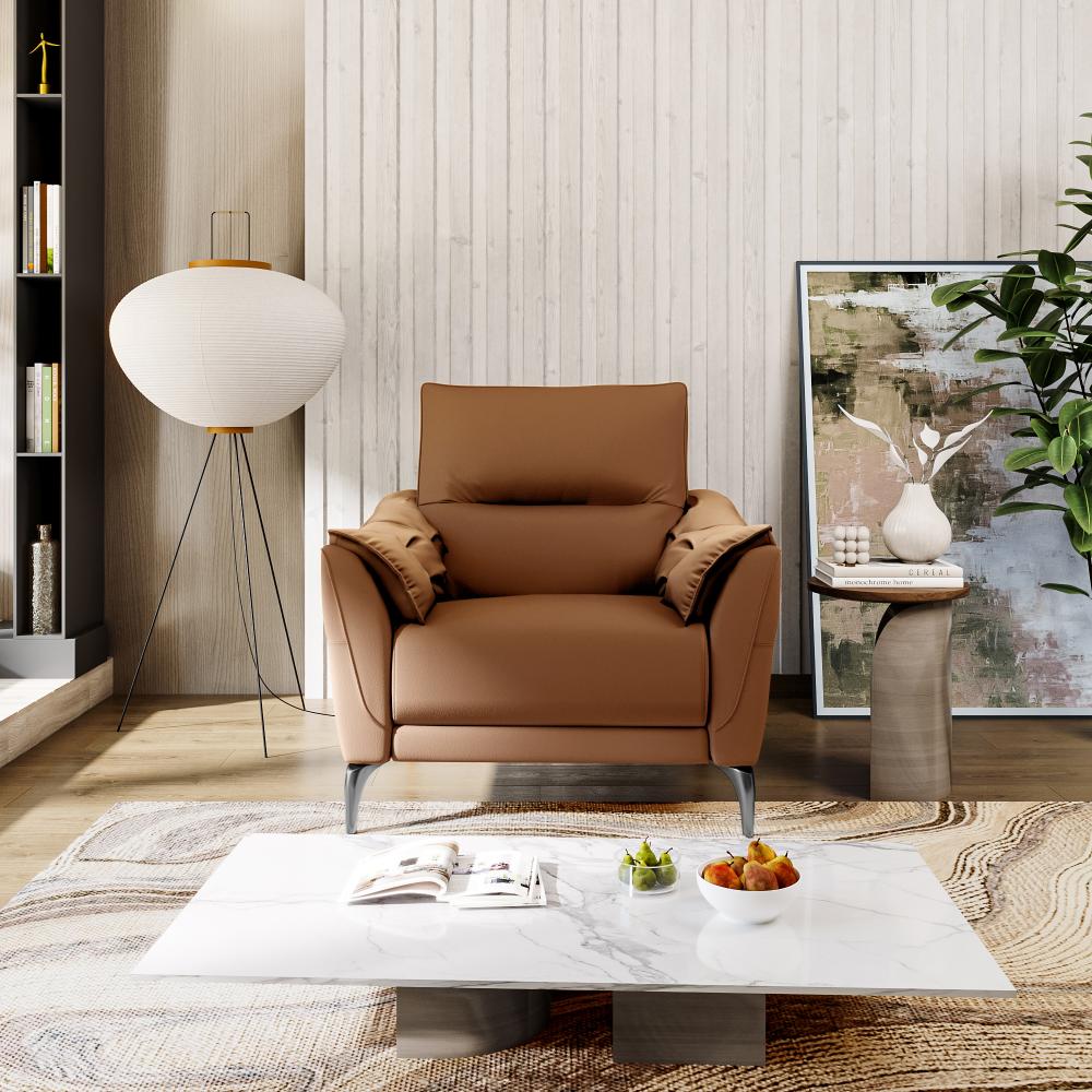 Wakefit Tuvalu Large Sofa Without Motion - Single Seater