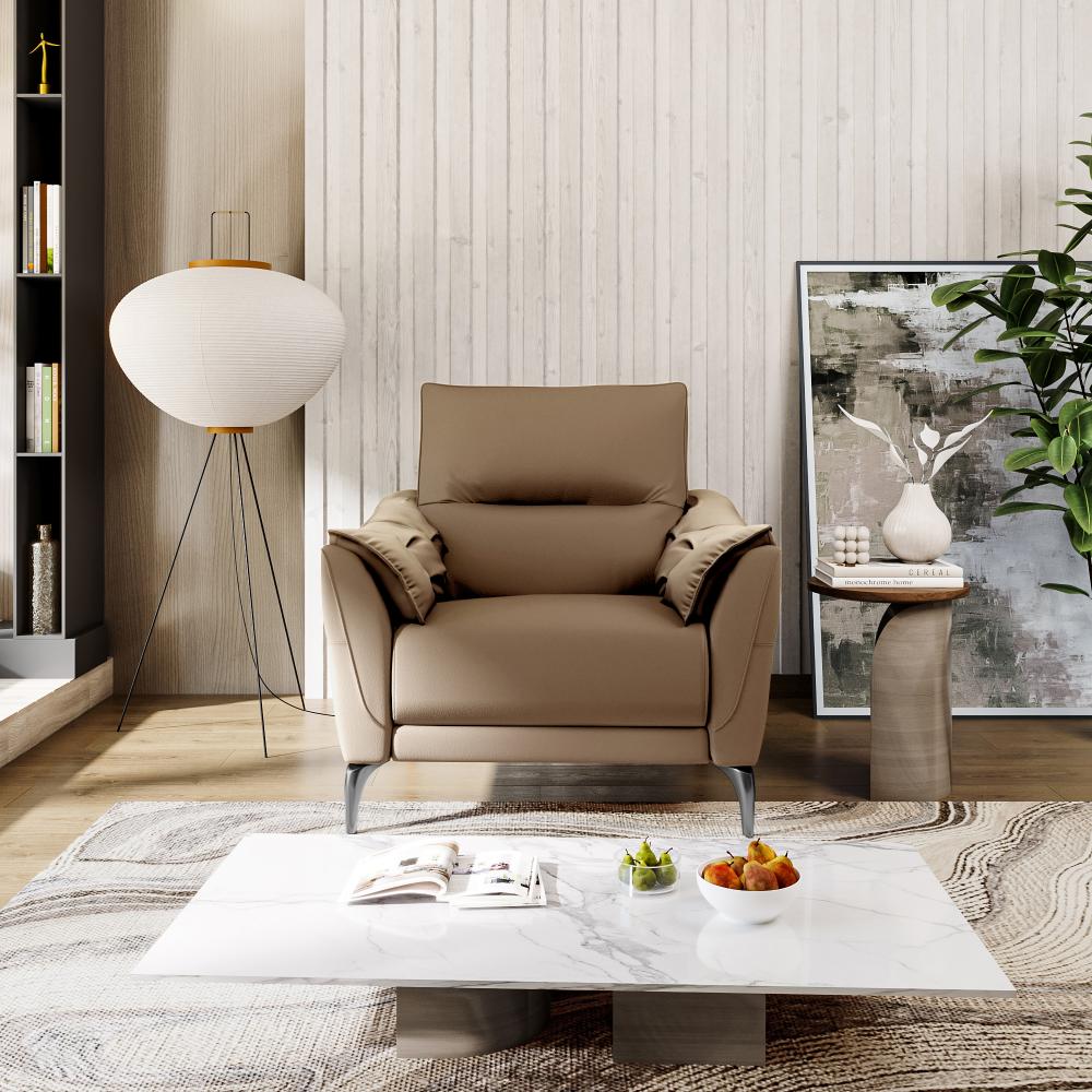 Wakefit Tuvalu Large Sofa Without Motion - Single Seater