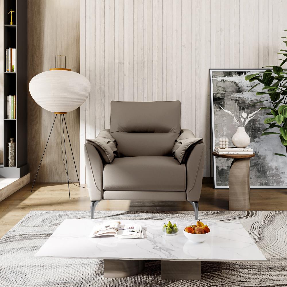 Wakefit Tuvalu Large Sofa Without Motion - Single Seater