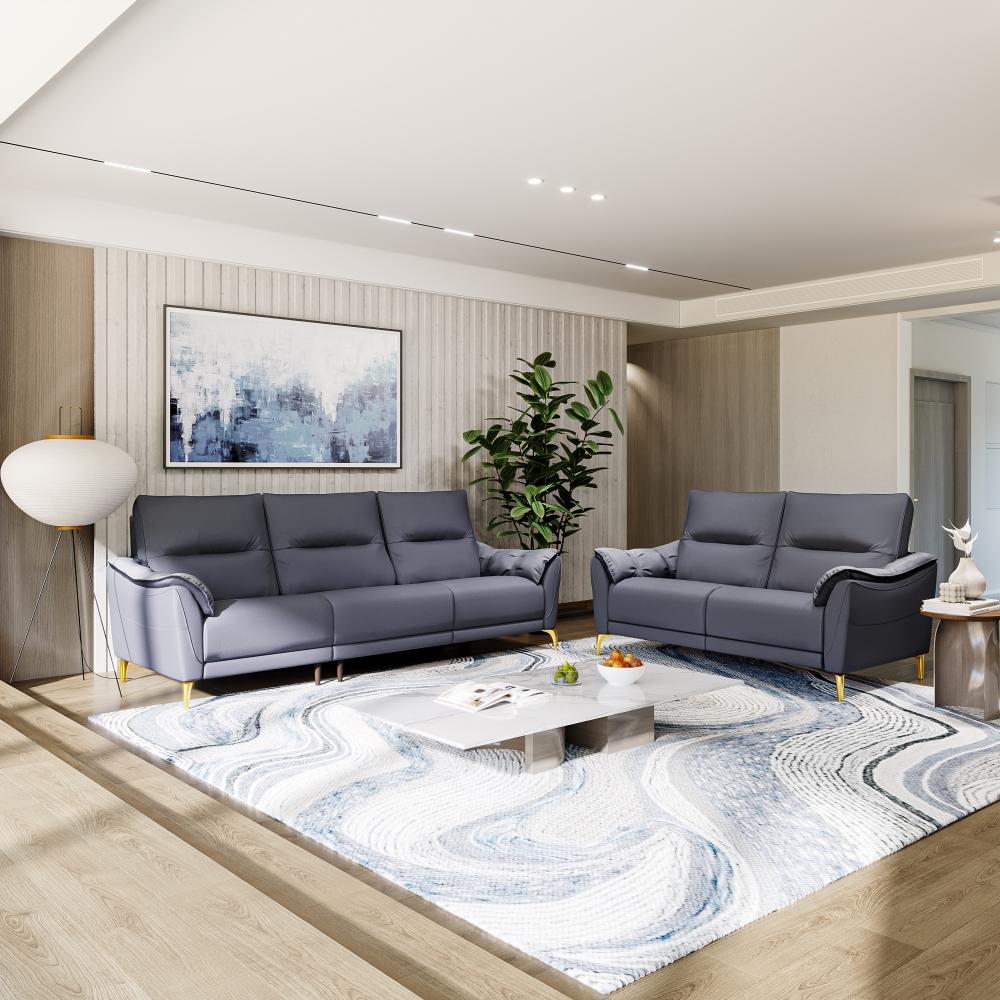 Wakefit Tuvalu Large Without Motion Sofa Set (3+2) Seater