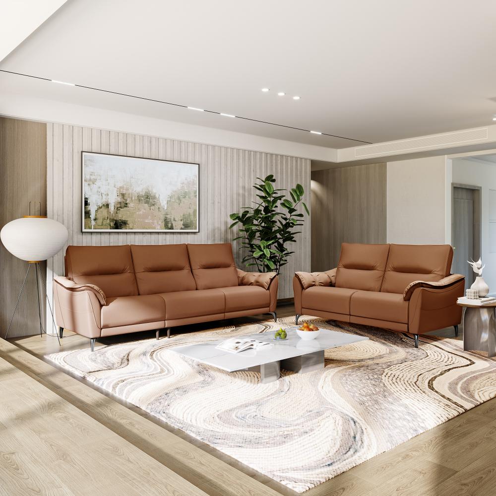 Wakefit Tuvalu Large Without Motion Sofa Set (3+2) Seater