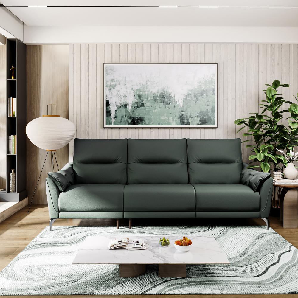 Wakefit Tuvalu Large Sofa Without Motion - Three Seater