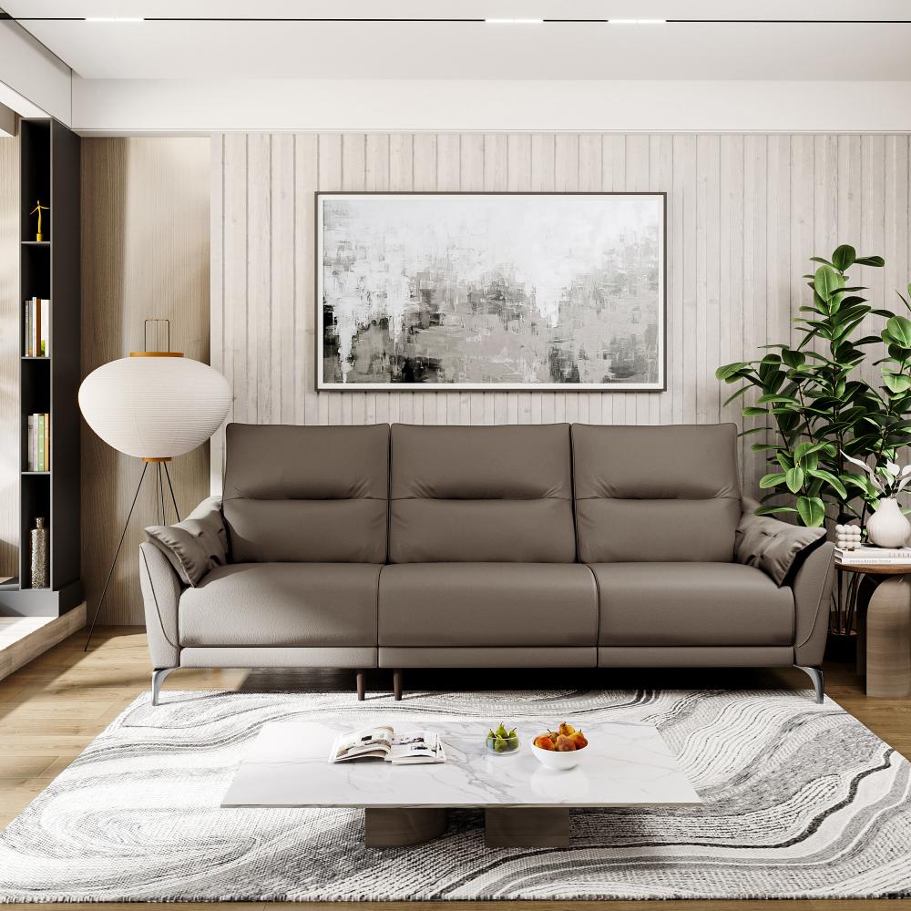 Wakefit Tuvalu Large Sofa Without Motion - Three Seater