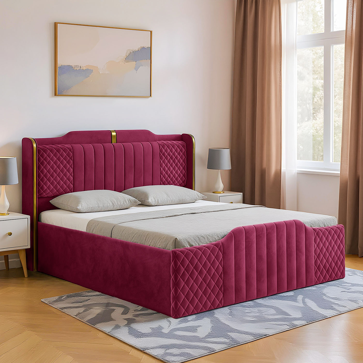 Buy Velura Upholstered Bed Online At Best Price In India | Wakefit